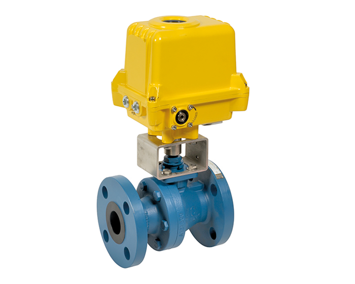 Carbon steel ball valve 530 AIT ANSI 300 1/2'' + SA05X 230V AC